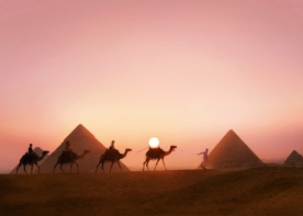 Egyptian-pyramids-sunset1